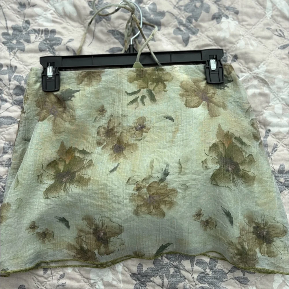 Princess Polly Green Floral Skirt Set - Picture 3 of 5